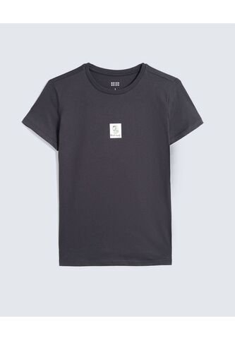 Camiseta Estampada Good Luck  Para Mujer Negro Seven Seven Seven Seven