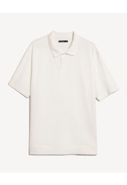 Polo Para Hombre Cuello Maquina Sin Bolsillo Color Marfil Marca Seven Seven #45110944