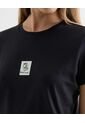 Camiseta Estampada Good Luck  Para Mujer Negro Seven Seven de Seven Seven