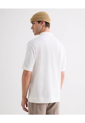 Polo Para Hombre Cuello Maquina Sin Bolsillo Color Marfil Marca Seven Seven #45110944