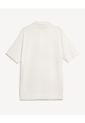 Polo Para Hombre Cuello Maquina Sin Bolsillo Color Marfil Marca Seven Seven #45110944