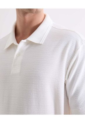 Polo Para Hombre Cuello Maquina Sin Bolsillo Color Marfil Marca Seven Seven #45110944