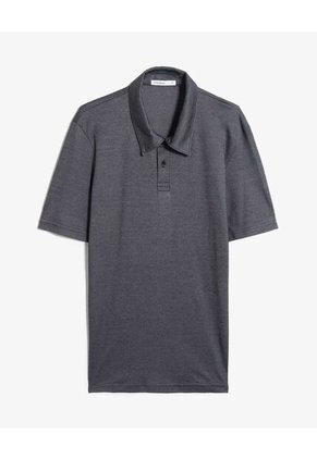 Polo Para Hombre Cuello Maquina Sin Bolsillo Color Gris Marca Seven Seven #45110943