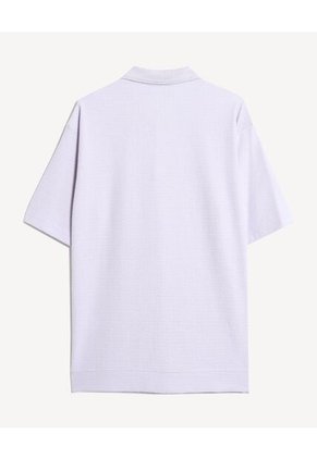 Polo Para Hombre Cuello Maquina Sin Bolsillo Color Crudo Marca Seven Seven #45110945