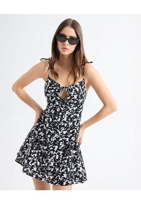 Vestido Para Mujer Manga Sisa Color Negro Marca Seven Seven #28171326