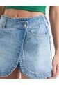 Falda Para Mujer Corto Color Azul Marca Seven Seven #28140920 de Seven Seven