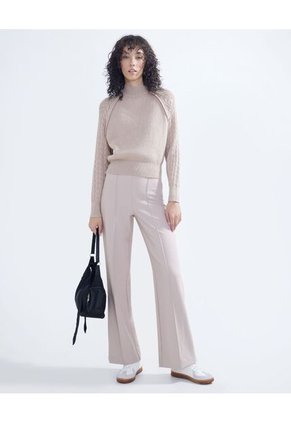 Saco Para Mujer Cuello Alto O Cuello Tortuga Color Cafe  Marca Seven Seven #28330644