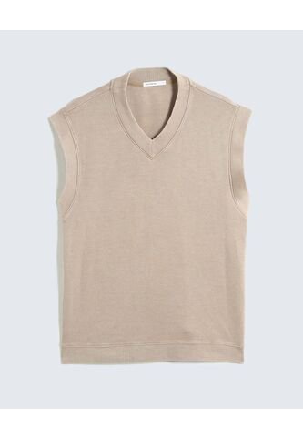 Camiseta Para Hombre Manga Sisa Cuello V Color Arena Marca Seven Seven #45092646 Seven Seven