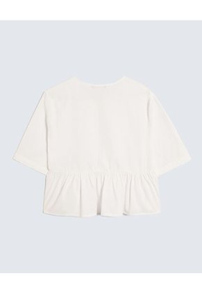 Blusa Para Mujer Manga Corta Color Crudo Marca Seven Seven #28124043