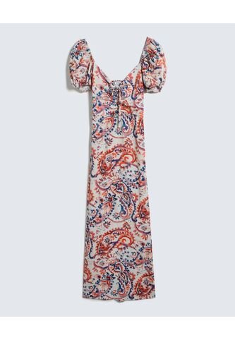 Vestido Para Mujer Manga Corta Color Terracota Marca Seven Seven #28171335 Seven Seven