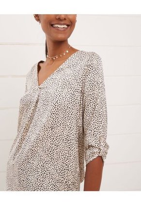 Blusa Para Mujer Manga 3/4 Color Negro Marca Seven Seven #28123702