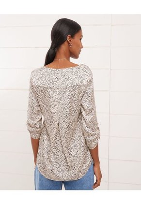 Blusa Para Mujer Manga 3/4 Color Negro Marca Seven Seven #28123702