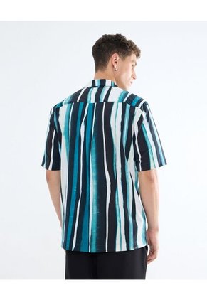 Camisa Para Hombre Manga Corta Color Azul Oscuro Marca Seven Seven #45012082