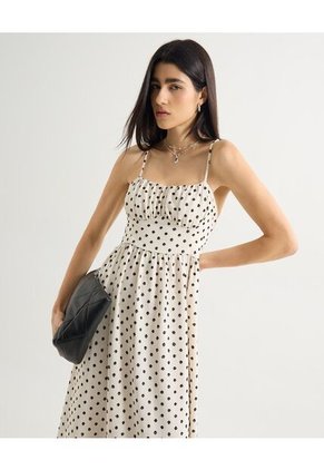 Vestido Para Mujer M/Sisa Largo Color Marfil Marca Seven Seven #28171381