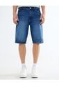 Bermuda Para Hombre Regular Corto Color Azul Medio Marca Seven Seven #45100679 de Seven Seven