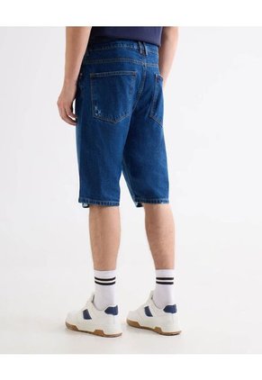 Bermuda Para Hombre Regular Corto Color Azul Medio Marca Seven Seven #45100679