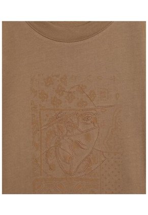 Camiseta Para Hombre Manga Corta Color Camel Marca Seven Seven #45092644