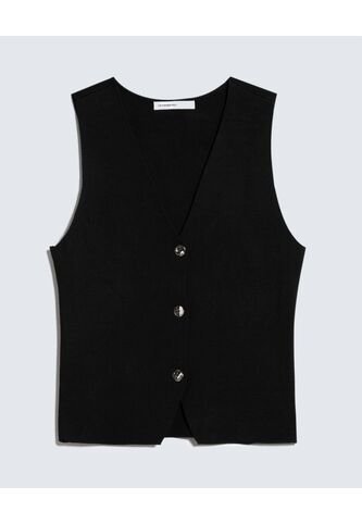 Chaleco Para Mujer Punto Color Negro Marca Seven Seven #28250137 Seven Seven