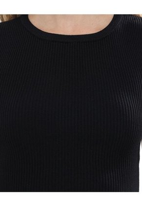 Camiseta Para Mujer Manga Corta Color Negro Marca Seven Seven #28095504