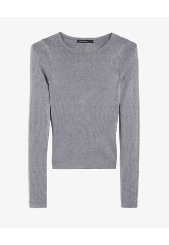 Camiseta Para Mujer Manga Larga Cuello Redondo Color Gris Marca Seven Seven #28096328 Seven Seven