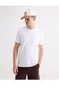 Camiseta Básica Cuello Redondo  Para Hombre Blanco Seven Seven de Seven Seven
