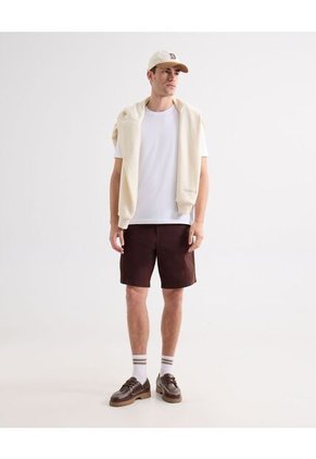 Camiseta Básica Cuello Redondo  Para Hombre Blanco Seven Seven
