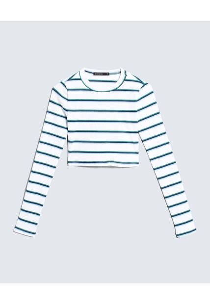 Camiseta Para Mujer Manga Larga Color Blanco Marca Seven Seven #28096045