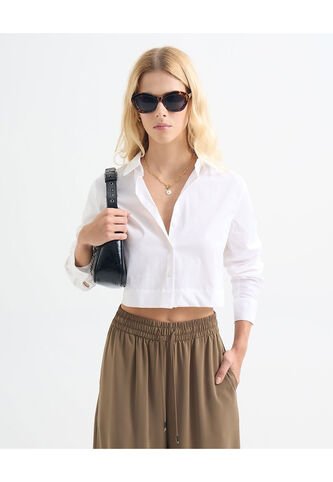 Blusa Para Mujer Manga Larga Color Crudo Marca Seven Seven #28124031 Seven Seven