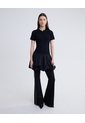 Pantalón Tipo Flare  Para Mujer Negro Seven Seven de Seven Seven