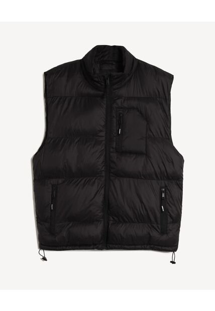 Chaleco Para Hombre Acolchado Color Negro Marca Seven Seven #45250010