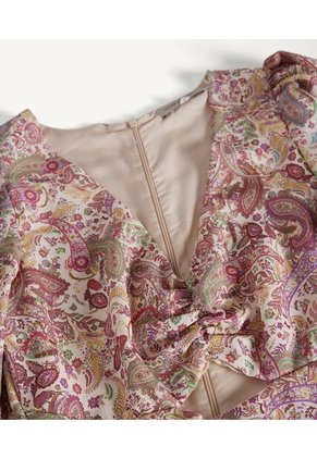 Vestido Para Mujer Manga Larga Color Crema Marca Seven Seven #28171195