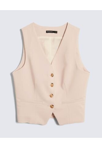 Chaleco Para Mujer  Color Beige Marca Seven Seven #28250131 Seven Seven