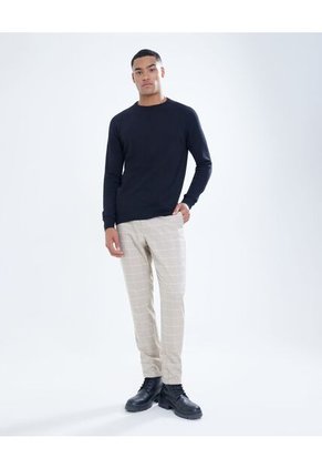 Saco Para Hombre Cuello Redondo Color Negro Marca Seven Seven #45330223