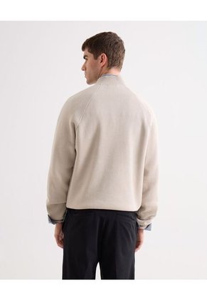 Saco Para Hombre Cuello Alto O Cuello Tortuga Color Beige Marca Seven Seven #45330252