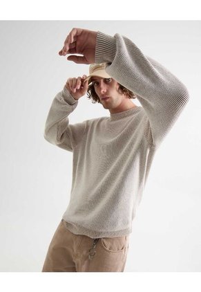 Saco Para Hombre Cuello Redondo Color Camel Marca Seven Seven #45330247