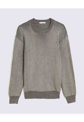 Saco Para Hombre Cuello Redondo Color Gris Marca Seven Seven #45330246