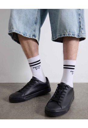 Tenis Para Hombre Básico Color Negro Marca Seven Seven #45720105