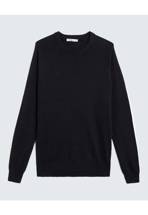 Saco Para Hombre Cuello Redondo Color Negro Marca Seven Seven #45330241