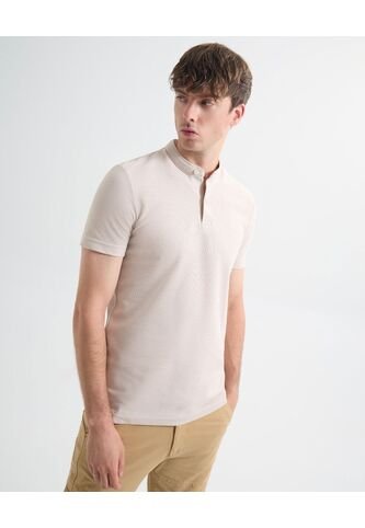 Polo Para Hombre Cuello Mao  Color Piel Marca Seven Seven #45110878 Seven Seven