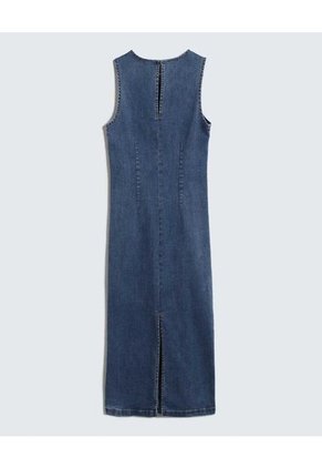 Vestido Para Mujer Manga Sisa Color Azul Medio Marca Seven Seven #28171316