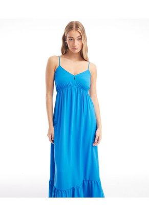 Vestido Para Mujer Manga Sisa Color Azul Rey Marca Seven Seven #28171157