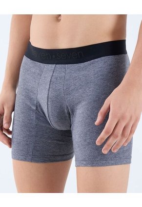 Boxer Para Hombre Fleat Seamer Medio Color Negro Marca Seven Seven #45000354