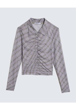 Camiseta Para Mujer Manga Larga Color Beige Marca Seven Seven #28096035