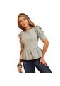 Blusa Verde Salvia Seven7 G-139 de Seven7