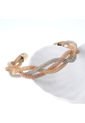 Brazalete Pulsera Tejido Espiga Entrelazada Grosor 11 Mm Dorado Sirene Rose de Sirene Rose Joyas