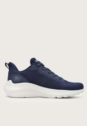 Tenis Lifestyle Azul Navy-Marfil Skechers Bobs Squad Waves