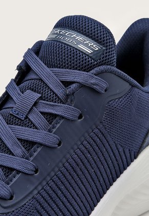 Tenis Lifestyle Azul Navy-Marfil Skechers Bobs Squad Waves