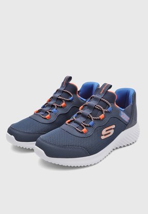 Tenis Lifestyle SKECHERS Bounder Brisk Azul