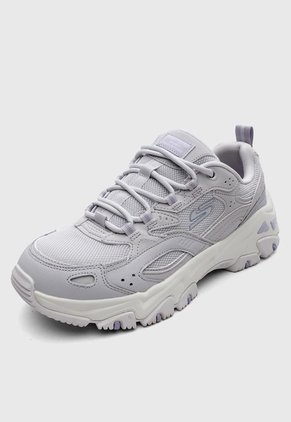Tenis Senderismo SKECHERS D'Lites Hiker - Echo Lake Gris