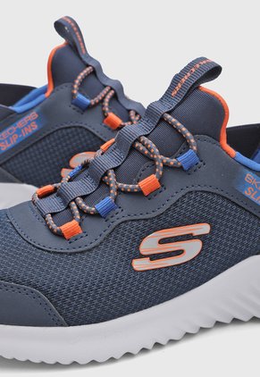Tenis Lifestyle SKECHERS Bounder Brisk Azul